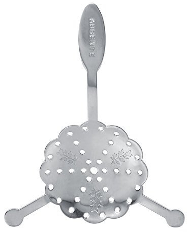 Absinthe Fountain Absinthe Spoon, Stainless Steel Wormwood Spoon, 5 Optional Types, Bar Cocktail Bar Glass Cup Drinking Filter Hollowed Out Absinthe Fountain Spoon Dripper (Color : #3)