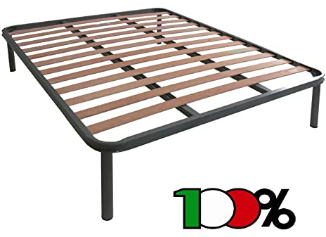 Generico - Maxyflex - Rete Letto Ortopedica a Doghe Matrimoniale a 2 Due Piazze 160X190 Per Materasso