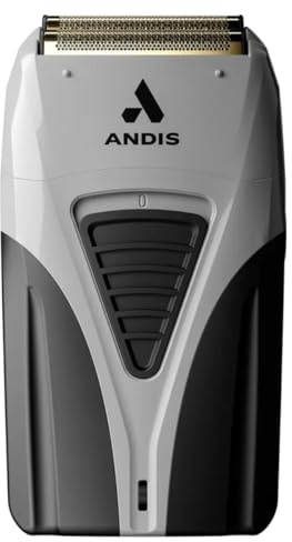 Andis TS-2 17255 Pro Foil Lithium Titanium Foil Shaver, Cord/Cordless, Smooth Shaving Cordless Shaver with Charger, Black