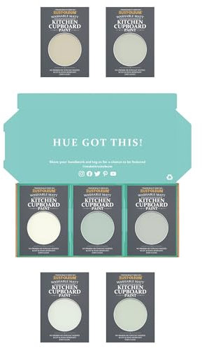 Rust-Oleum Kitchen Cupboard Paint in Matt Finish – Fresh Greens Tester Box