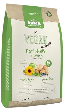 HPC Vegan Adult Kartoffel und Erbsen | Hundetrockenfutter Für Ausgewachsene Hunde Aller Rassen | Single Protein Grain-Free | 1 x 10 Kg