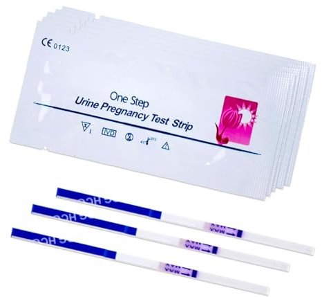 Tiras de Prueba de Embarazo Tiras de Prueba de Embarazo de Alta Precisión Envueltas Individualmente Prueba de Detección Rápida para Prueba de Orina