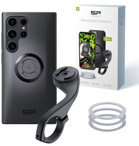 SP CONNECT Road Bike Bundle | SPC+ | kompatibel mit Samsung S24 Ultra | Handyhalter für Road Bike| Fahrrad Handy Halterung Gadget