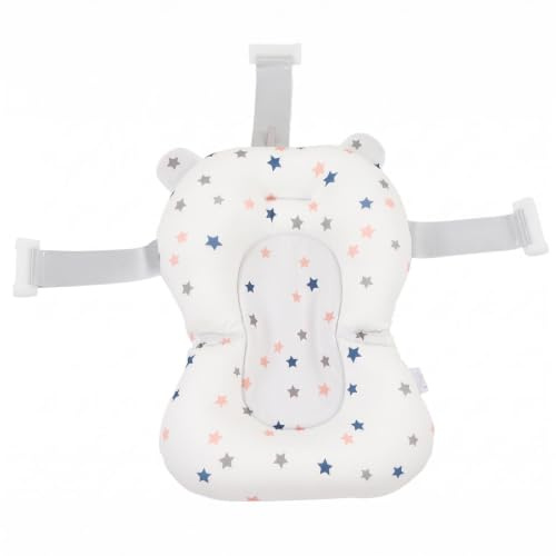 Asiento de Baño para bebé, Alfombra de Baño para bebé, Cojín de Baño para bebé, Soporte de Baño para bebé, Red, Almohada para Bañera de bebé, Alfombrilla Flotante para Bañera