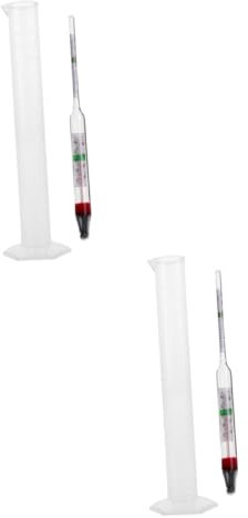 iplusmile 2 Sätze Salinitätsmesser Wassertest Teststreifen für Aquarien digitaler Pooltester Schwimmbadsalz meerwasser salzwasseraquarium Aquarien-Aräometer Salinometer für Aquarien Glas