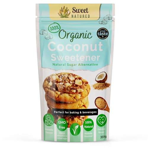 Sweet Natured Organic Coconut Sugar – 100% Natural & Vegan - Brown Sugar Alternative for Baking, 350g