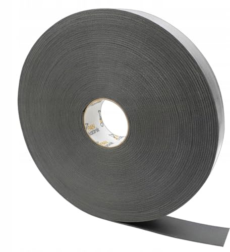 Pan Lacznik Dichtungsband für Konterlatten Dichtband 70 mm x 30 m | selbstklebend hohe Klebkraft - Dichtband Dach schalldämmend wasserabweisend - PE-Nageldichtband Dach