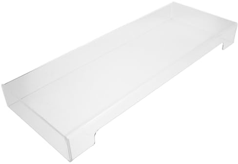 ASAKKURA Protector de Teclado Acrílico Transparente Funda para Teclado Mecánico Tamaño Mediano 475X175X48 MM Cubierta Antipolvo Versátil para Oficina Hogar y Escuela