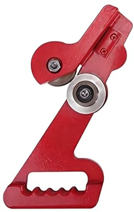 Cisailles à Tôle | Outil Robuste à Traction Manuelle à Double Roue pour Usage Intensif,Outil de Découpe Réglable | Pour Aluminium Acier Tôle Carton et Conduits de Climatisation