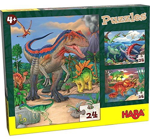 HABA 303377 Puzzles Dinosaurier