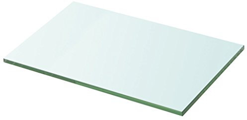 Festnight Ersatzteile Regalboden Glasboden Einlegeboden aus Gehärtetes Glas Max. Tragfähigkeit 15 kg 20 cm x 30 cm Transparent