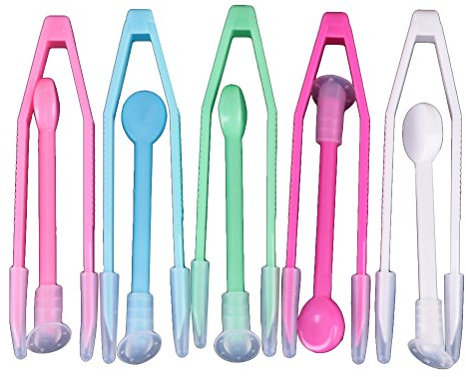 Healifty Kontaktlinsenentferner 5 Stück Pinzette und Saugnapf Kontaktlinsen Inserter Remover für Reisen (Gemischte Farbe) für Weihnachten