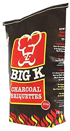 Pemienterprize 10 KG Charcoal Briquettes BBQ Bags for Barbeque Starter, Outdoor Cooking, Pizza Oven. Slow Burning Premium Quality Barbecue Fuel. (1)
