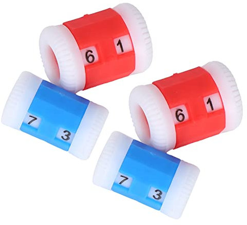 HEEPDD Kunststoff Strickzähler, Stitch Marker Counter, Wiederverwendbares Strickwerkzeug