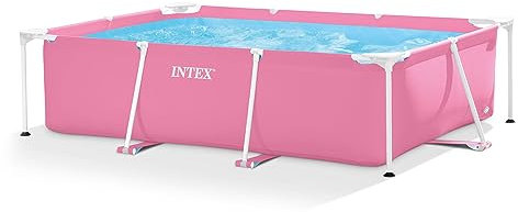 28266NP-Pischbecken mit kleinem Rahmen, Rosa, 220 x 150 x 60 cm, 166 cm