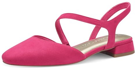 MARCO TOZZI Damen Slingpumps Elegant Vegan, Rosa (Pink), 38 EU