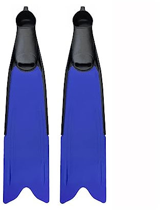 Professionelle Tauchflossen for Erwachsene, Unterwasser-Schnorchel-Schwimmflossen, Tauchflossen mit voller Tasche und langer Klinge for Freitauchen und Speerfischen. Freitauchflossen ( Size : 36-38 )