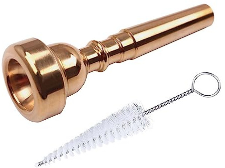 ibasenice Mundstück Für Trompete Mit Flexibler Reinigungsbürste Ersatz Für Trompetenmusikinstrumentzubehör Einfach Zu Reinigen Transportieren