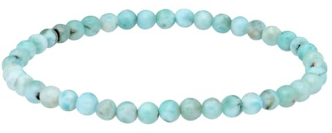 Lebensquelle Plus Mini Kugelarmband 4-5 mm | Heilstein Armband elastisch | Stein-Auswahl