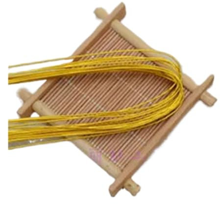 SHBHWS Blumendraht 50 Teile/los Strumpf Blume Draht Häufig Verwendet Eisen Draht for DIY Nylon Blume Blumen Draht Blume Material Zubehör Gartendraht (Color : Gold)