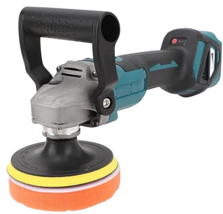 Diyeeni 18-VAuto-Pufferpolierer, 2000 Bis 4800 U/min, Tragbarer Pufferpolierer mit 6 Variablen Geschwindigkeiten, Schleifpoliermaschine Zum Polieren und Wachsen von Autos