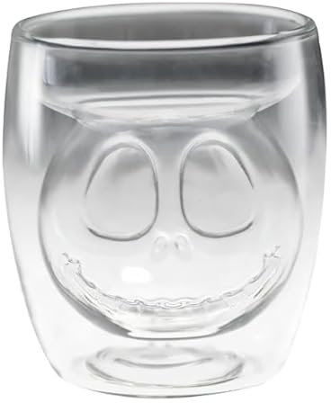 Pyramid International - Bicchiere 3D Jack Skellington - Bicchiere a doppia parete da collezione - 250 ml - Caffè e tè caldo o freddo