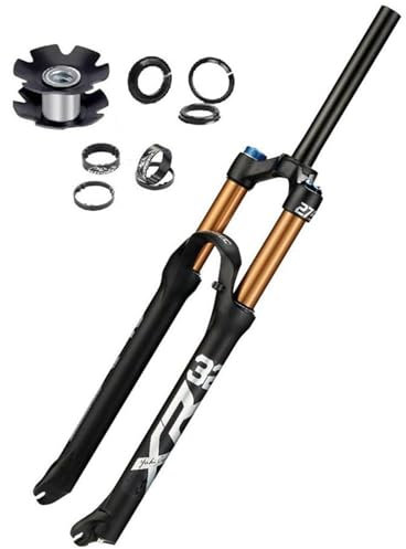 KLYso Ultraleichte MTB-Fahrrad-Vorderradgabel, 120 Mm Federweg, 28,6 Zoll, Gewindeloser Gerader Schaft, Schnellspanner, 9 X 100 Mm, Mountainbike-Federgabel(D,29inch)