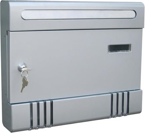 Kippen 10006MS - Cassetta Postale Modello MAXI HOUSE di Colore Silver. Dimensioni:290x365x70mm.