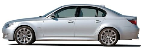 Bas de Caisse Jupe latéral pour BMW 5 Series E60/ E61 2003-2010 Plastique PP 2X