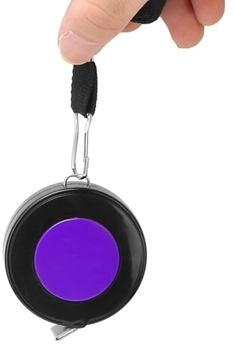CHICIRIS 150 Cm de Cinta Métrica Retráctil Suave para Tela de Cuerpo de Costura de Tela con Escamas de Pulgadas/centímetro (BLUE)