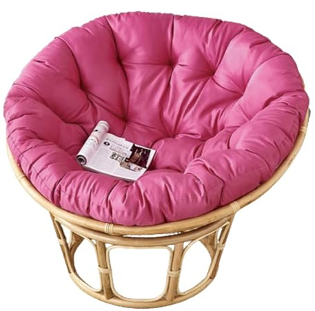 Thick Chair Cushion for Outdoor Swing Chairs Rattan Lounge Cushion Garden Hanging Chair Pad Patio & Balcony Use Pink 170x170cm - Ultimate Comfort & Style