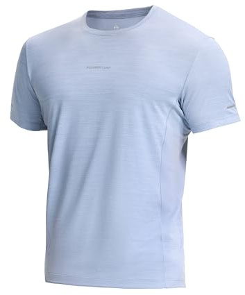Pioneer Camp Sport Tshirts Herren Atmungsaktiv Laufshirt Schnelltrocknend Funktionsshirt, Antibakteriell & Geruchshemmend mit Reflektierender Streifen, ideal für Fitness, Training und Sommer.