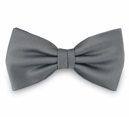 TigerTie Herrenfliege vorgebunden – verstellbar 30–52 cm, elegant für Hochzeit, Smoking & Business – klassische Fliege mit Geschenkbox