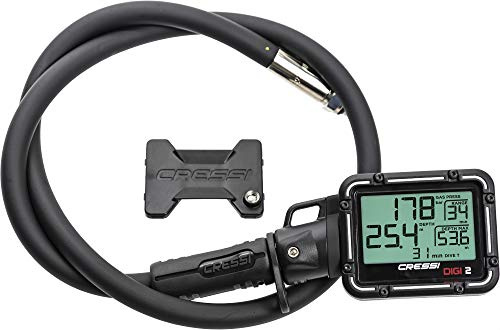 CRESSI - EKC 800055/391 : CRESSI - EKC 800055/391 : Manometer, tiefenmesser, thermometer, digitale taucheruhr DIGI 2 FARBE SCHWARZGRAU