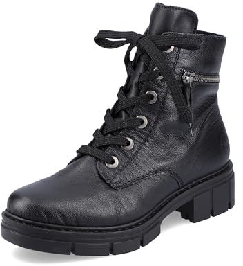 Rieker Bottines à lacets pour femme Y4510, Noir, 38 EU