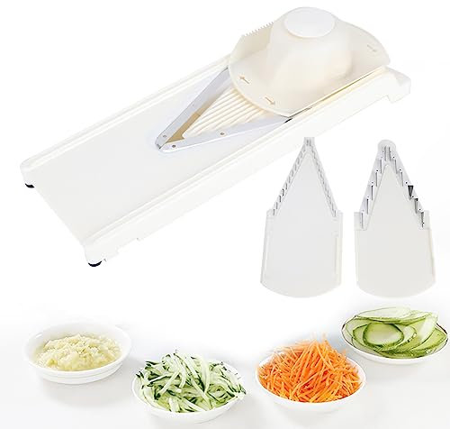 Shipenophy Kitchenware, V‑Shaped Grater Slicing Cutter Portable Vegetable Cutter 420 Stainless Steel Blade with Hand Protector for Vegetables Slicing Home Kitchen Cook