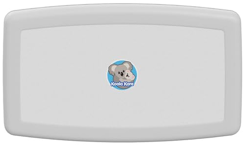 Koala Kare Surface-Mounted Horizontal Baby Changing Station, Model KB300-05 (White Granite)