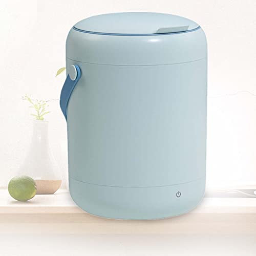 PanHuiWen Mini Lavatrice con Centrifuga Mini Lavatrice Portatile Multiuso Lavatrice Campeggio Centrifuga Mini Lavatrice Portatile Lavandino 2.8L Antibatterico con Luce Blu,Blue