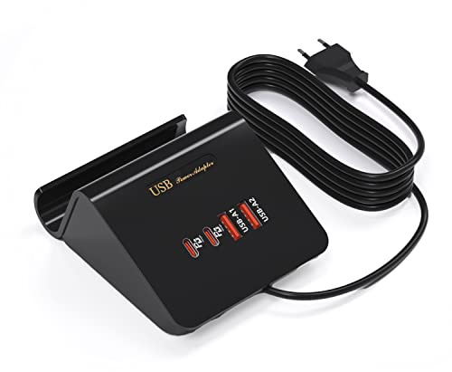 POANES USB C Ladegerät Mehrfach,45W Ladestation USB C Netzteil Schnellladegerät für iPhone,ipad,Samsung Galaxy,Huawei,Tablets