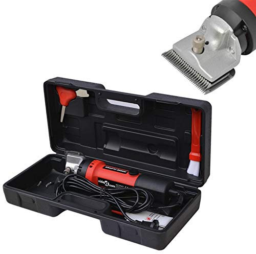 MOONAIRY Ensemble de Tondeuse à Cheval 6 pcs 550 W Toilettage Chevaux Electrique