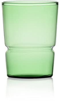 Ichendorf Milano Tumbler Verde | Collezione Tap | 28 cl| Vetro Borosilicato | Fatto a Mano