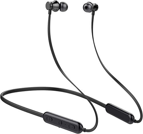 KP TECHNOLOGY Earphones For Samsung Galaxy A35 5G / Galaxy A55 5G - Wireless In-Ear Bluetooth Earphones with Microphone, Neckband Magnetic Earbuds, In-Ear Bluetooth Headphones