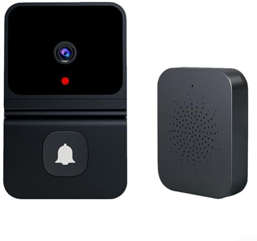 Intercomunicador de timbre de puerta de audio inteligente, timbre inalámbrico con video HD, seguridad impermeable