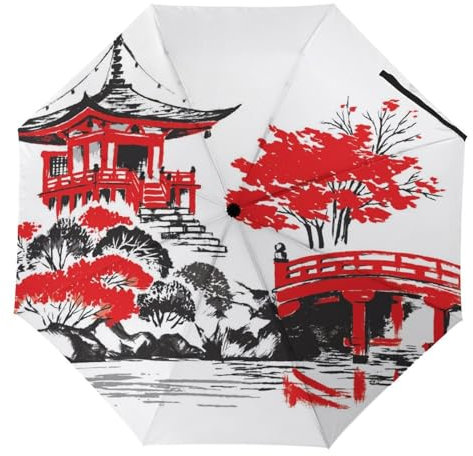 YBQLNP Travel Compact Umbrella Pavilion Windproof Automatic Umbrella Sun Umbrella Uv Protection