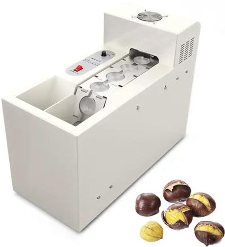 Macchina Elettrica Per Schiacciare Castagne, Sgusciatrice Per Castagne, La Velocità Di Apertura è Regolabile, Le Lame Sono Affilate E Durevoli, Macchina A Estremità Aperta Con Piastra A Catena Single