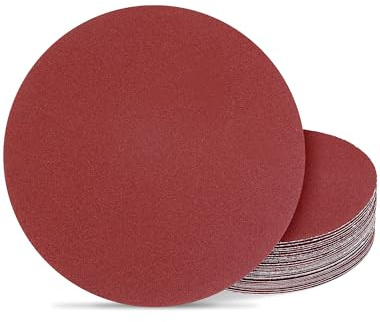 125mm Sanding Discs, 30 Pcs Sandpaper, 5 Inch Sandpaper Sheet for Random Orbital Sander (180 Grit)