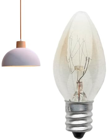 GkgWuxf Lampadina E12 | Luce Notturna Luminosa - Lampadina LED E12 Resistente al Calore per Interni Portico Soggiorno Cucina Bagno Trucco