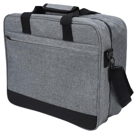 Smandy DJ Mixer Bag, Portable Large Capacity DJ Equipment Carry Case with Removable Divider for Microphone Cable Music Equipment