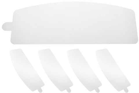 BUGUUYO 5 Stück Schweißhelmlinsen aus Pvc 0,25mm mit Staubschutz und Sandstrahlschutzlinse für Sandstrahlen und Metallverarbeitung im Schiffbau