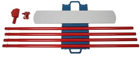 TITIDU 4-Foot Concrete Finishing Tool, 48 Magnesium Float with Adjustable Angle & Telescopic Handle (Up to 24 ft), for Leveling Screed, Tile Installation, and Floor Repair